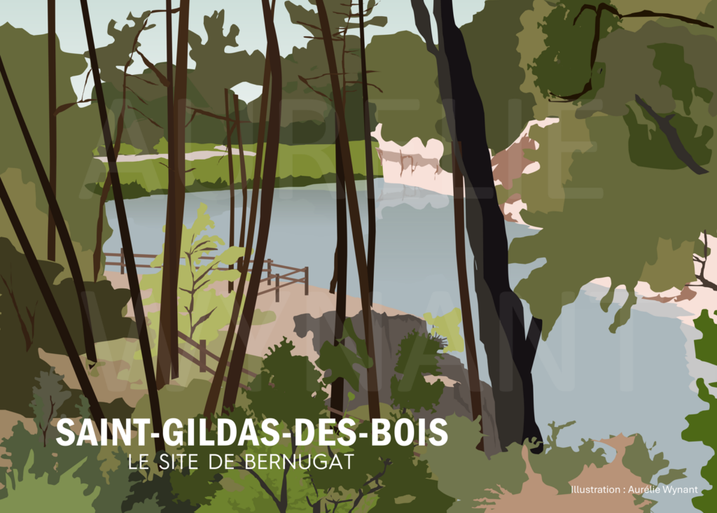 Illustration du site de Bernugat à Saint-Gildas-des-Bois