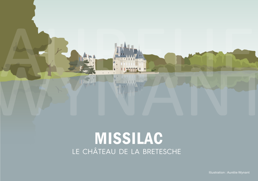 Illustration du château de la Bretesche à Missillac 
